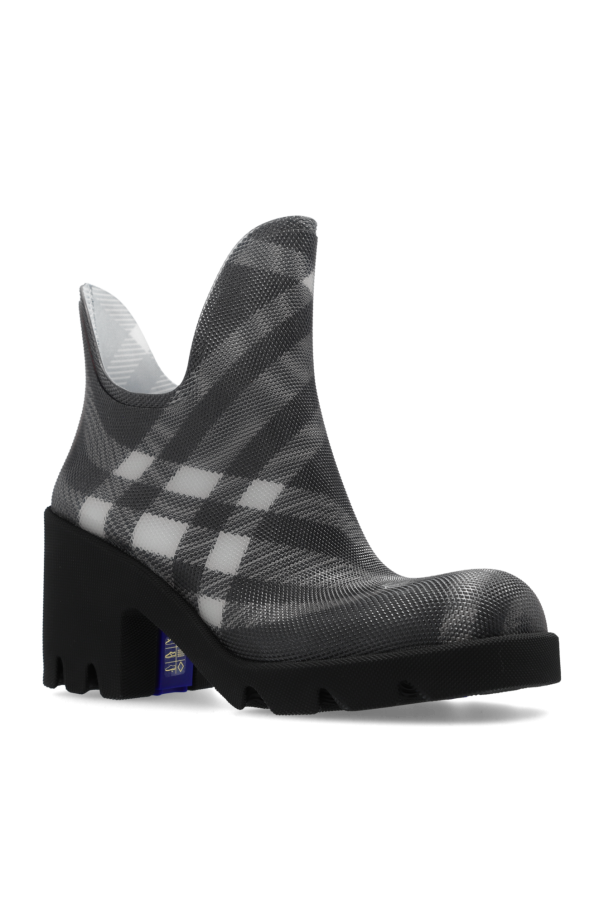 SchaferandweinerShops TW - Black 'Marsh' heeled rain boots